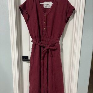 NPL Burgundy Sydney Dress